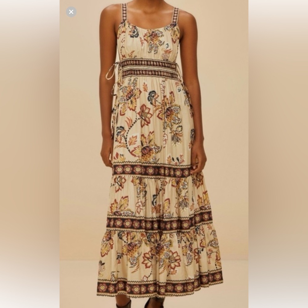 Floral Print Maxi Dress -